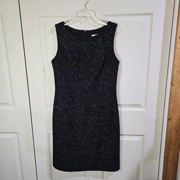 Coldwater Creek Dress Sz 10 Quiet Luxury Minimalist Parisian Chic Black Sheath - Picture 9 of 9